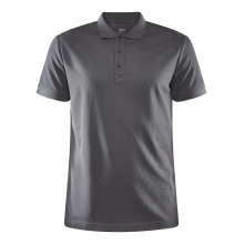 Craft Sport-Polo Core Unify (funktionelles Recyclingpolyester) granitgrau Herren